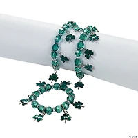 Shamrock Charm Bracelets - 12 Pc.