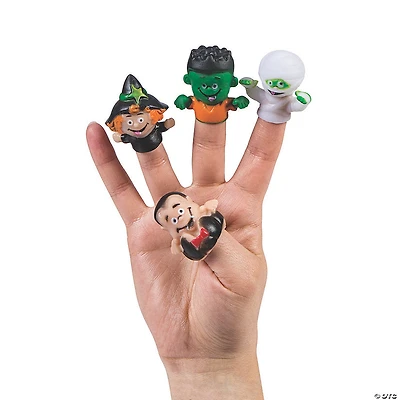 Halloween Character Finger Puppets - 12 Pc.