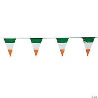 Irish Flag Plastic Pennant Banner