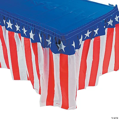 Patriotic Table Skirt