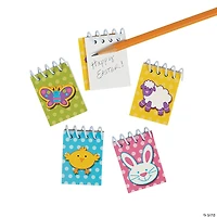 Bulk 48 Pc. Easter Mini Spiral Notepads