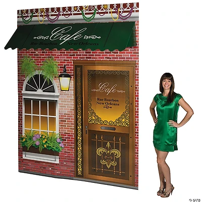 9 Ft. Bourbon Street Storefront Cardboard Cutout Stand-Up
