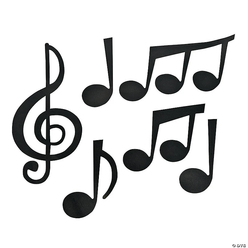 Jumbo Music Note Cutouts - 12 Pc.
