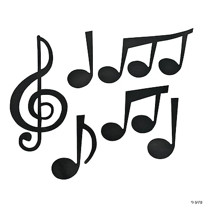 Jumbo Music Note Cutouts - 12 Pc.