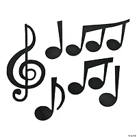 Jumbo Music Note Cutouts - 12 Pc.