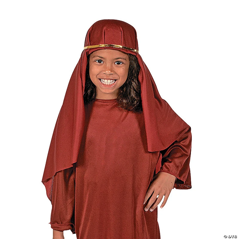 Kids Maroon Nativity Hat