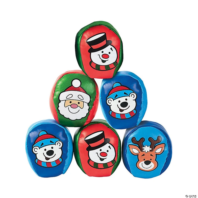 Christmas Character Kickballs - 12 Pc.