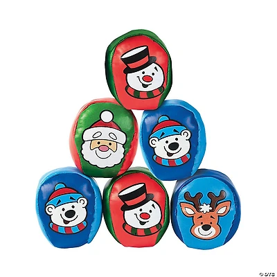 Christmas Character Kickballs - 12 Pc.