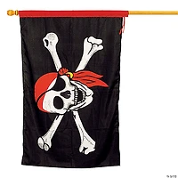 37" x 2 ft. Large Cloth Pirate Flag