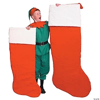 Giant Plush Santa Stocking