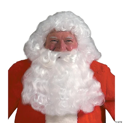 Deluxe Santa Wig & Beard Set