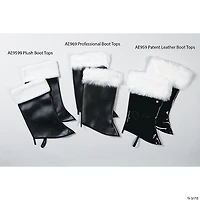 Patent Leather Santa Claus Boot Tops