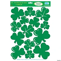 St. Patrick’s Day Shamrock Window Clings