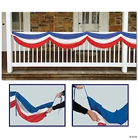 5' Patriotic Fabric Bunting