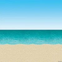 Ocean And Beach Backdrop
