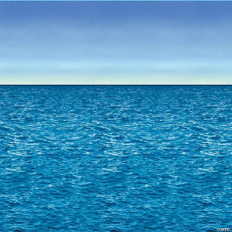 Ocean and Sky Plastic Backdrop