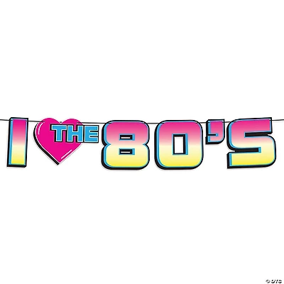 I Love The 80S Streamer