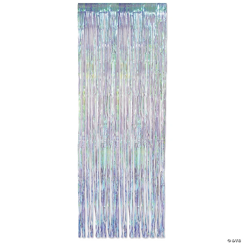 8'x3' Iridescent Fringe Curtain