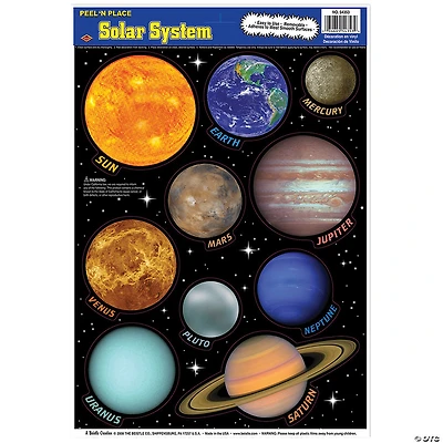 Solar System Peel N Place