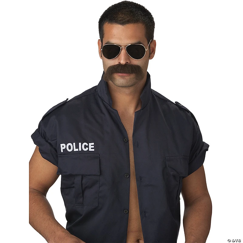 Adults Dark Brown The Man Walrus Mustache