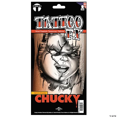 Tinsley Transfers Child's Play™ Here's Chucky Temporary Tattoo