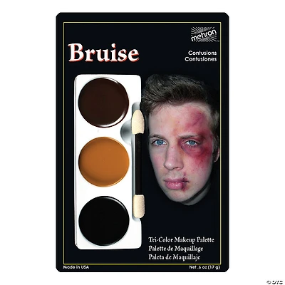 Mehron Bruise Tri-Color Makeup Palette
