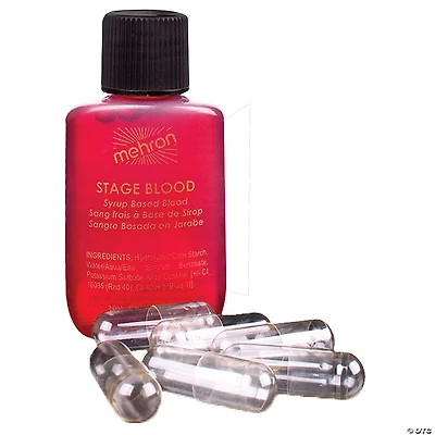 Mehron Capsules For Blood 12  Ct.