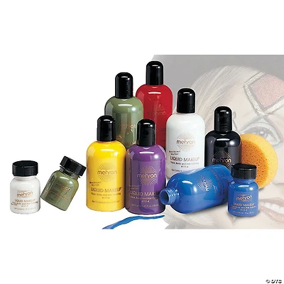 White Mehron Liquid Makeup