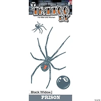 Tinsley Transfers Prison Black Widow Temporary Tattoos