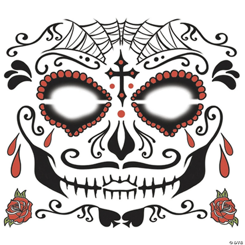 Sugar Man Temporary Face Tattoo