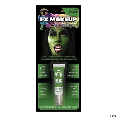 Adults Halloween Makeup - Witch Green