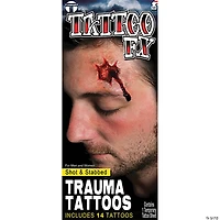 Shot Stabbed Trauma Tattoo Fx