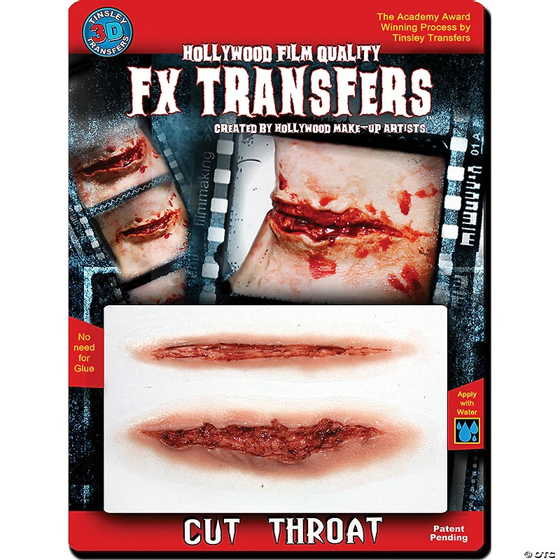 Cut Throat 3D Tattoos