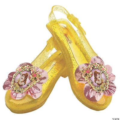 Kids Disney’s Beauty and the Beast Belle Yellow Sparkle Jelly Shoes