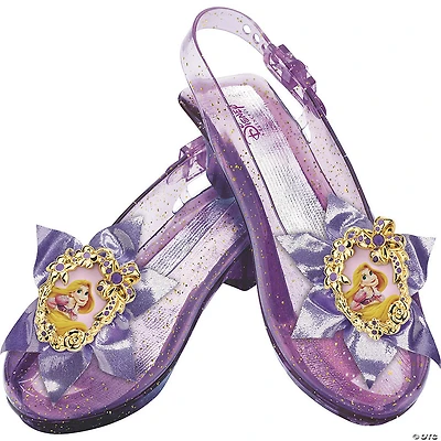 Kids Disney's Tangled Rapunzel Purple Sparkle Jelly Shoes