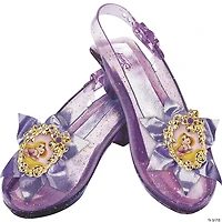 Kids Disney's Tangled Rapunzel Purple Sparkle Jelly Shoes