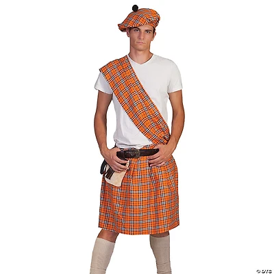 Men's Plaid Highlander Costume