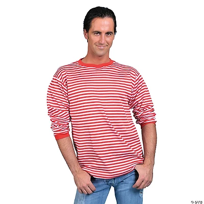 Adult Striped Clown Shirt