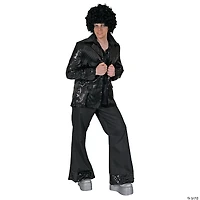 Men's Black Disco Jacket Costume