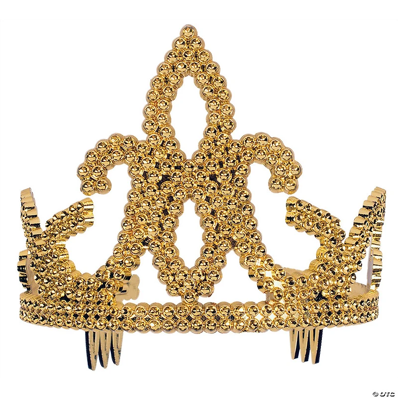 Girl's Gold Three Point Tiara