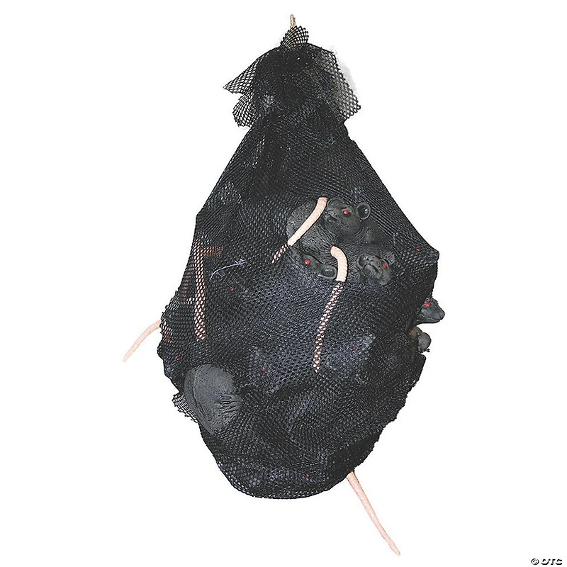 Hanging Bag of Rats Halloween Decoration