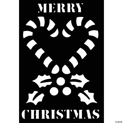 Candy Cane Stencil