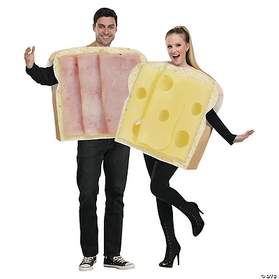 Adults Ham and Swiss Couples Costumes