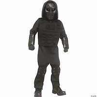 Kids Warcore Fighter Hooded Jumpsuit Costume