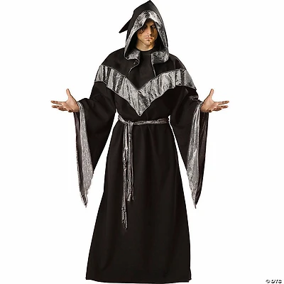 Adults Dark Sorcerer Robe Costume - One Size