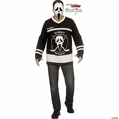 Adults Deluxe Ghost Face® Hockey Mask Costume - One Size