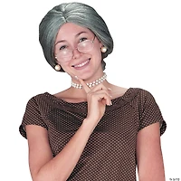 Granny Wig for Women - Grey