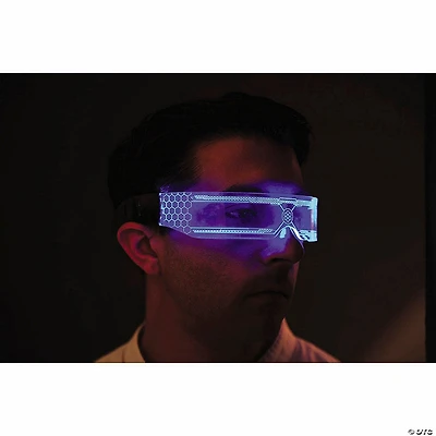 Light-Up LED Color-Changing Visor Costume Accessory