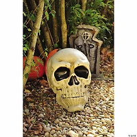 22" Giant Articulated Plastic Skull Halloween Decoration