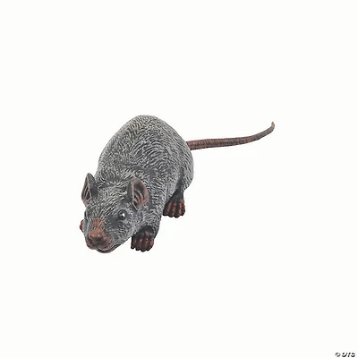 12 1/4"  Gray Latex Sewer Rat Halloween Decoration